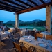 Chateau de Taulane - outside dining 